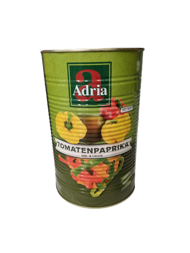 Paprika 3 kleuren  blik 4250ml, Adria